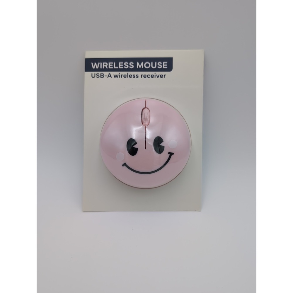 Computer Mouse Smile Light Pink - Bullseye's Playground